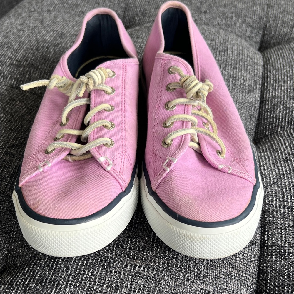 Sperry Top-Sider Pink Canvas Sneakers